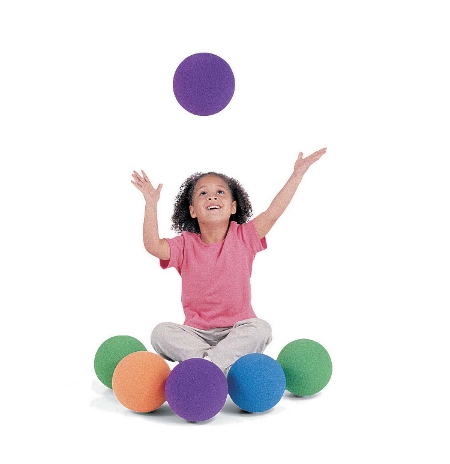 Balles en mousse pour stimulation sensorielle