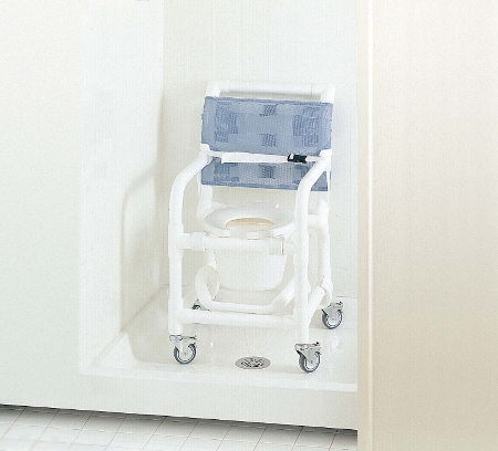 Chaise de douche perc�e en PVC