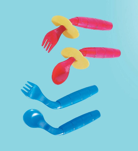 Couverts incurvés EasiEaters(fourchette et cuillère)