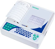 Electrocardiographe 3 � 12 pistes avec �cran sans interpr�tation