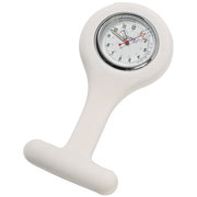 Montre silicone blanc syst�me Pin's