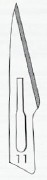 Bistouris st��riles avec Lames de bistouris st��riles n��11<br><strong><div class="pageHeading">3.95�</div></strong>