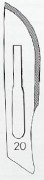 Bistouris st��riles avec Lames de bistouris st��riles n��20<br><strong><div class="pageHeading">3.95�</div></strong>