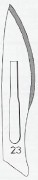 Bistouris st��riles avec Lames de bistouris st��riles n��23<br><strong><div class="pageHeading">3.95�</div></strong>
