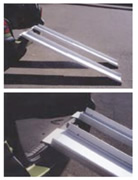 Rampes t�lescopiques pour scooter 4 roues