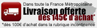 Livraison offerte d&egrave;s 145&euro; d'achat