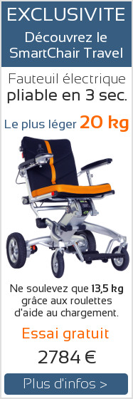 Nouveau fauteuil roulant SmartChair Travel