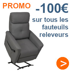 Fauteuil releveur, sige coquille