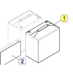 Batteries 52Ah pour fauteuil roulant Bora Refresh