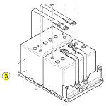 Batteries 60Ah pour fauteuil roulant Kite, Dragon Vertic, Stream