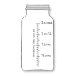 Bocal  urine en verre
