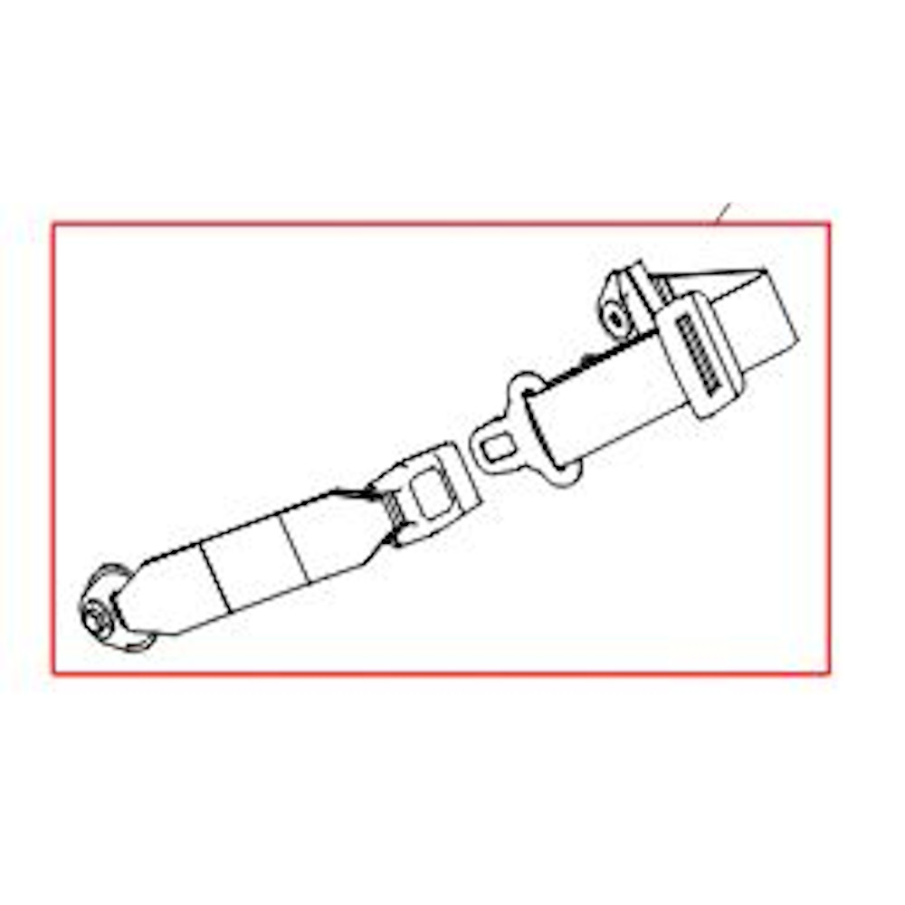 Ceinture de sécurité pour fauteuil roulant