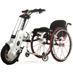 5me roue lectrique pour fauteuil roulant chssis pliant (matriel de dmo)