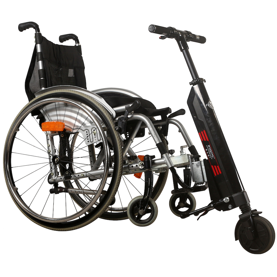 Cinquième roue électrique Light Up pour fauteuil roulant manuel