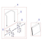 Dossier rglable en angle pour fauteuil roulant Storm