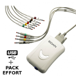 Electrocardiographe USB EDAN SE-1010 + Pack effort