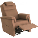 Fauteuil releveur lectrique FINO 1 moteur microfibres, dos au mur