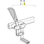 Frein pour fauteuil roulant Action 3NG et 4NG