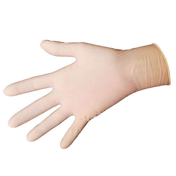 Gants médicaux latex poudrés, boîte de 100 gants