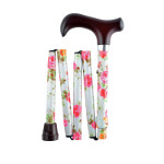 Canne de marche pliante Ma petite Canne Roses