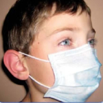 Masque enfant 3 plis  lastiques (x50)