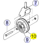 Pices dtaches pour roue avant ou arrire fauteuil roulant TDX