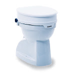 Rhausse WC Invacare Aquatec AT90 avec couvercle