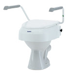 Rhausse WC Invacare Aquatec AT900 avec accoudoirs