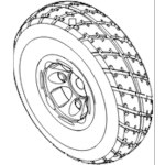 Roue pour fauteuil roulant Pronto