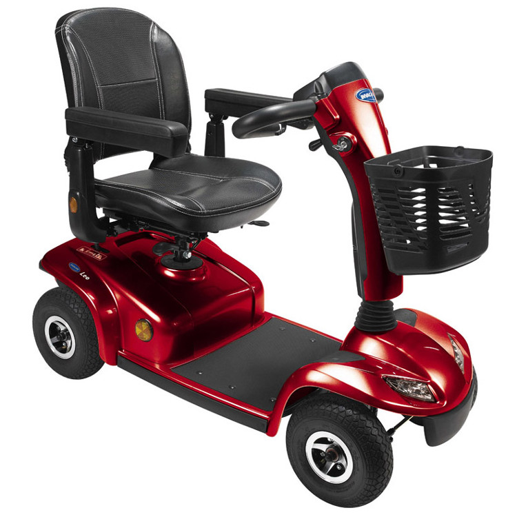 Scooter électrique 4 roues Invacare Leo Ruby rouge