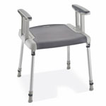 Tabouret de douche Aquatec Sorrento avec accoudoirs