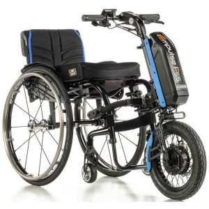 5ème roue électrique Empulse F55 roue 14 pour fauteuil roulant manuel
