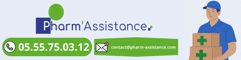 reprise de paramat par Pharm’Assistance
Bannière Pharm'Assistance avec contact (telephone, adresse mail )