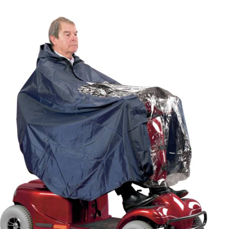 Cape De Pluie Heless Pour Poupée 35-45 Cm | Motif 'Amoureux De La Voile' | Imperméable | Capuche Jaune | Boutons-pression