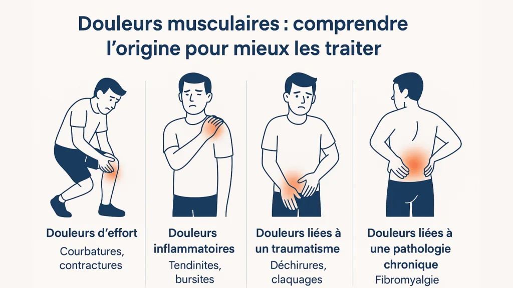 rééducation à domicile douleurs musculaires
Douleurs musculaires type