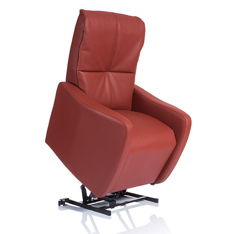 Fauteuil releveur 2 moteurs Eléonore Cuir massant et chauffant