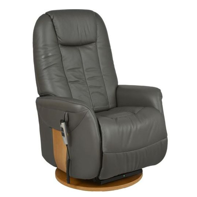 Fauteuil releveur électrique Toundra 2 moteurs cuir à base pivotante 360°
