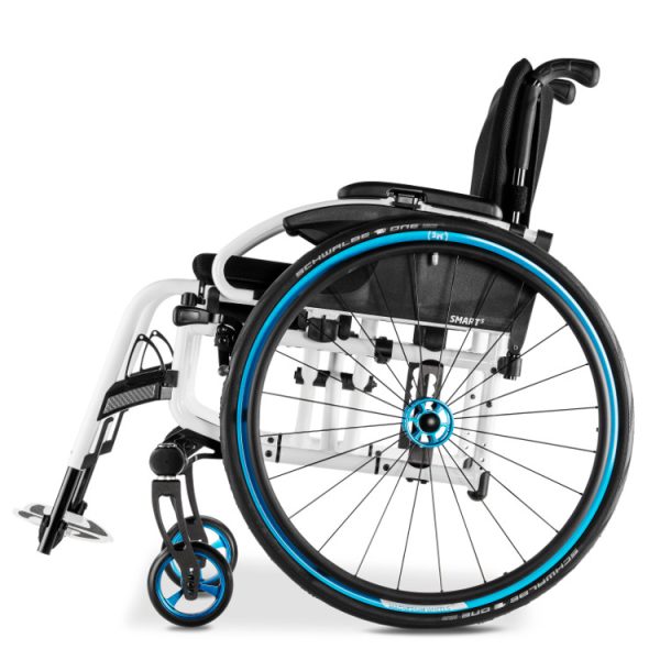 Fauteuil roulant manuel MEYRA Smart S à double main courante – Image 2