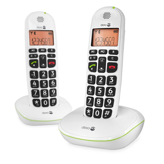 Téléphone à grosses touches sans fil Phone Easy 100 w Duo