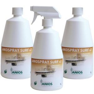 Aniospray Surf 29 - 3 flacons de 1 litre avec 1 pulvérisateur