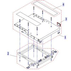 Pièces détachées assise pour fauteuil Storm