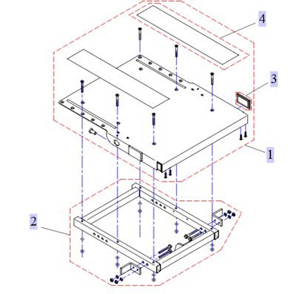 Pièces détachées assise pour fauteuil Storm