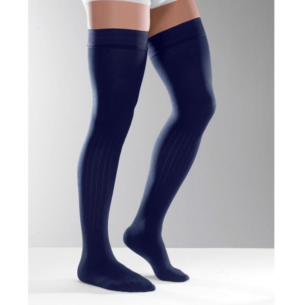 Bas-cuisse homme City Coton Classe 3 pieds fermés – Image 3