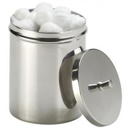 Boîte cylindrique en inox