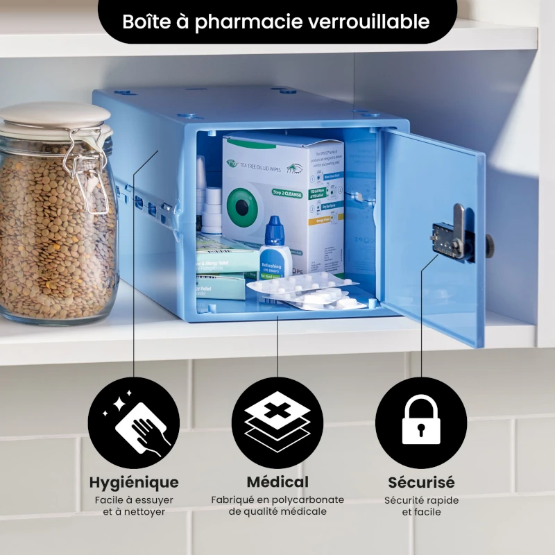 Boite à pharmacie Lockabox One Medi
