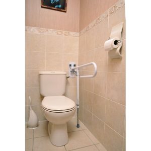 Bras d'appui WC relevable sur pied