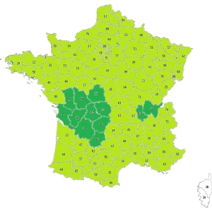 Carte de France - Accompagnement Sofamed par zone