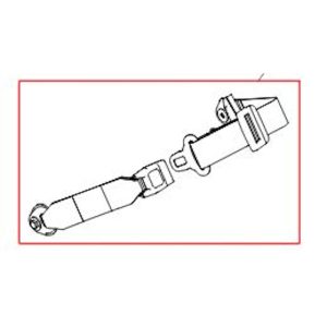 Ceinture de sécurité pour fauteuil roulant Storm