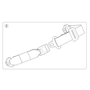 Ceinture de sécurité pour fauteuil roulant Kite