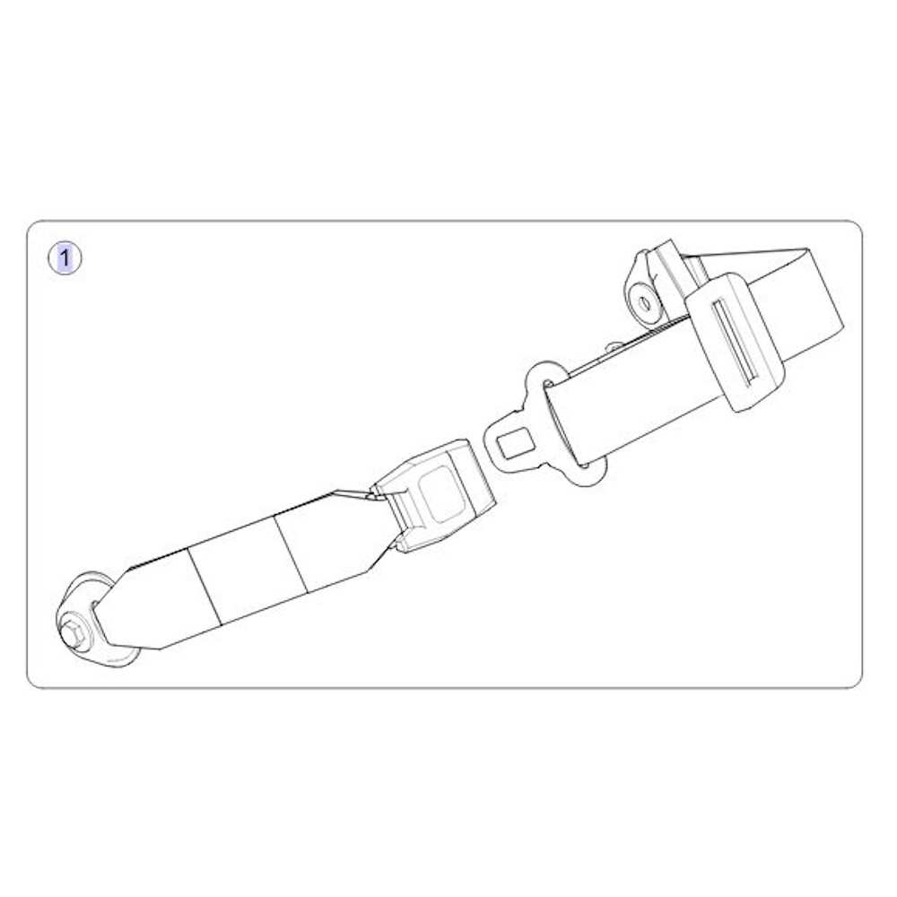 Ceinture de sécurité pour fauteuil roulant Kite